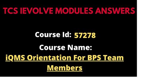 pdf) or view presentation slides online. . Iqms orientation for it team members 57278 answers